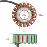 Caltric Stator Magneto Honda Foreman TRX520FA 2020-2021 31120-HR6-A61. Fixed Price $105.74.