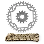 520 Pitch 13T 38T Sprocket And Chain Kit For Yamaha YFM350 Warrior Raptor YFZ350. Fixed Price $80.00.