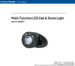 Polaris Oem 18'-26' Ranger Rgb + Multi-function Led Cab & Dome Light 2882871. Fixed Price $134.99.