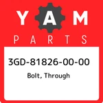 3GD-81826-00-00 Yamaha Bolt, Through 3GD818260000, New Genuine Oem Part. Fixed Price $15.76.