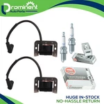 2PCS Ngk Spark Plugs & Ignition Coils Fit Genuine Kohler 32-584-06-S BCPR5ES. Fixed Price $43.49.