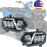 For Polaris Scrambler Rzr Ace Sportsman Ranger Led Black Headlight Kit (pair). Fixed Price $140.99.