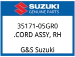 Suzuki Oem Part 35171-05GR0 Cord Assy, Rh. Fixed Price $38.24.