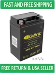 New Caltric Agm Battery For Polaris Ranger 500 4X4 Efi 2011 2012 2013 Oem. Fixed Price $74.40.