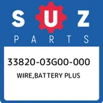 33820-03G00-000 Suzuki Wire,battery Plus 3382003G00000, New Genuine Oem Part. Fixed Price $34.80.