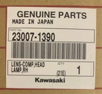 Genuine Kawasaki Brute Force / Prairie KFX700, Lens Headlamp Rh 23007-1390 New. Fixed Price $40.00.