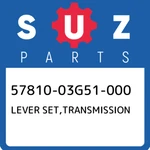 57810-03G51-000 Suzuki Lever Set,transmission 5781003G51000, New Genuine Oem Par. Fixed Price $721.69.