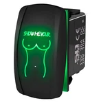 Rocker Switch Hot Girl Nude On/off Utv Rzr Maverick X3 YXZ1000R Ranger Green. Fixed Price $21.99.