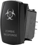"zombie Response" Illuminated Rocker Switch Flip SC1-AMB-A23. Fixed Price $22.95.