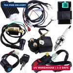 Full Wiring Harness Loom Coil Regulator Cdi Solenoid Relay Spark Plug For 4 Stro. Fixed Price $38.87.