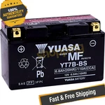 Yuasa YUAM62T7B YT7B-BS Maintenance Free Agm 12 Volt Battery. Fixed Price $112.97.