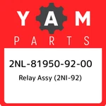 2NL-81950-92-00 Yamaha Relay Assy (2NL-92) 2NL819509200, New Genuine Oem Part. Fixed Price $56.57.