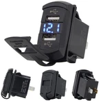 Car Marine Usb Rocker Switch 12V Dual Charger Ports 4.2A Outlet Socket Voltmeter. Fixed Price $15.99.