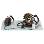 Magneto Stator+voltage Rectifier+gasket For Yamaha YFM350 Wolverine 4WD 95-01. Fixed Price $126.01.