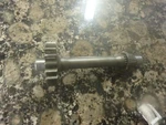 2005 Honda TRX500FE Atv, Starter Reduction Shaft, 28130-HP0-A00 Bl. Fixed Price $10.92.