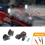 Weisen Rear Tail Light Pods Mounts W/key-on Wire For Can Am Maverick X3 2017-26. Fixed Price $40.49.