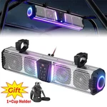 Kemimoto Midnight S60 26"RGB Utv Atv Sound Bar IP66 Waterproof For Golf Cart. Fixed Price $169.65.