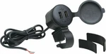 Show Chrome Dual Port Usb Charger Kit Black Motorcycle Atv Utv 13-208 94-13208. Fixed Price $29.99.