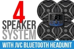 Ssv Works 4 Speaker Plug And Play Kit With Jvc Receiver. Fixed Price $999.99.