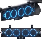 Waterproof Bluetooth Utv Sound Bar Speakers Rzr Polaris 500W Audio Radio System. Fixed Price $159.94.
