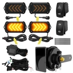 Utv Turn Signal & Horn Rocker Switch Street Legal Hazard Kit 4 Led Blinkers. Fixed Price $100.91.