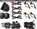 Utv Turn Signal Kit With Horn, Pre-wired, Plug And Play Atv Blinker Kemimoto. Fixed Price $69.00.
