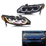 Led Headlights For Honda Civic 2006-2011 Ex Lx Si Projector Front Lamps Assembly. Fixed Price $405.99.