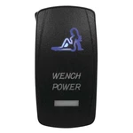 Dragonfire Racing Laser-etched Dual Led Switches Wench Power Blue 04-0078. Fixed Price $28.94.