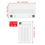 Caltric Agm Battery For Polaris Ranger 500 2007-2010 / 12V 30AH CCA350. Fixed Price $138.74.