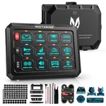 Mictuning P1C Rgb 12-GANG Led Switch Panel Aux Circuit Box For Marine Boat Car. Fixed Price $134.99.