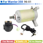Starter For Yamaha Warrior YFM350 1996-2001 With Relay & Key Switch. Fixed Price $46.45.