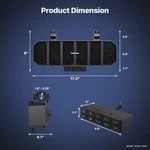 400W 17" 6 Speaker Bluetooth Polaris Atv Utv Rzr Waterproof Led Sound Bar System. Fixed Price $99.99.