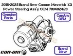 2018-2025 Brand New Canam Maverick X3 Power Steering Assy Oem Genuine 709402428. Fixed Price $2199.99.