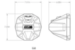 Ssv Works Universal 6.5'' Cage Mounted Unloaded Speaker Pods With 2" Clamps. Fixed Price $289.99.