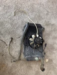 Kawasaki Mojave 250 Atv Radiator And Fan Assembly 39060-1071 59502-1065. Fixed Price $60.00.