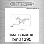 BM21395 Hand Guard Kit Fits John Deere (surplus Open Box). Fixed Price $60.90.