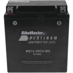 Bikemaster Platinum Agm Battery MS12-20CH-BS. Fixed Price $83.96.