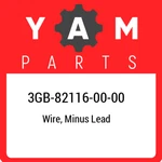 3GB-82116-00-00 Yamaha Wire, Minus Lead 3GB821160000, New Genuine Oem Part. Fixed Price $34.31.