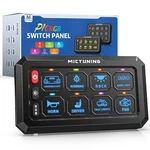 Rgb 8 Gang Switch Panel Led Touch Momentary Flash Strobe Relay Circuit Control. Fixed Price $105.51.