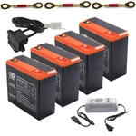 X 12V 24AH 6-DMF 6-DZF 6-DZM-20 Battery +48V Charger Kit Quad Mobility Scooter. Fixed Price $379.98.