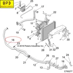 Genuine Engine Outlet Hose Rear Oem Polaris 5414530. Fixed Price $79.99.