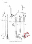 New Oem Suzuki Quadrunner Lt-f 250 Cable Control Bracket Mount Guide. Fixed Price $34.95.