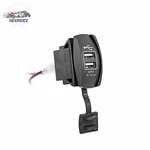 Dual Usb Power Charger For Carling Rocker Switch Blue Led Light Boat 12V. Fixed Price $10.66.