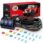 Nilight 16AWG Led Bar Wiring Harness Kit Rocker Switch Panel. Fixed Price $49.99.