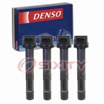 Pc Denso Direct Ignition Coils For 2003-2007 Honda Accord 2.4L L4 Spark Kg. Fixed Price $235.77.