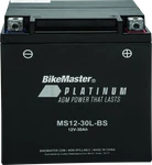 Bikemaster Agm Battery MS12-30L-BS. Fixed Price $150.99.