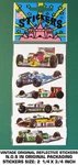 Formula 1 Various - Vintage Original Vinyl Decal Sheet Total 6. Fixed Price $9.53.