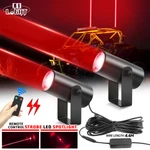 For Polaris Rzr Xp Utv Atv 2X Whipless Laser Red Led Lights Antenna Remote. Fixed Price $55.97.