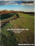 Used 2004 Polaris Sportsman 400 500 Atv Service Repair Manual. Fixed Price $79.95.