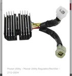 Moose Utility Division #2112-0554 Regulator/rectifier. Fixed Price $96.00.